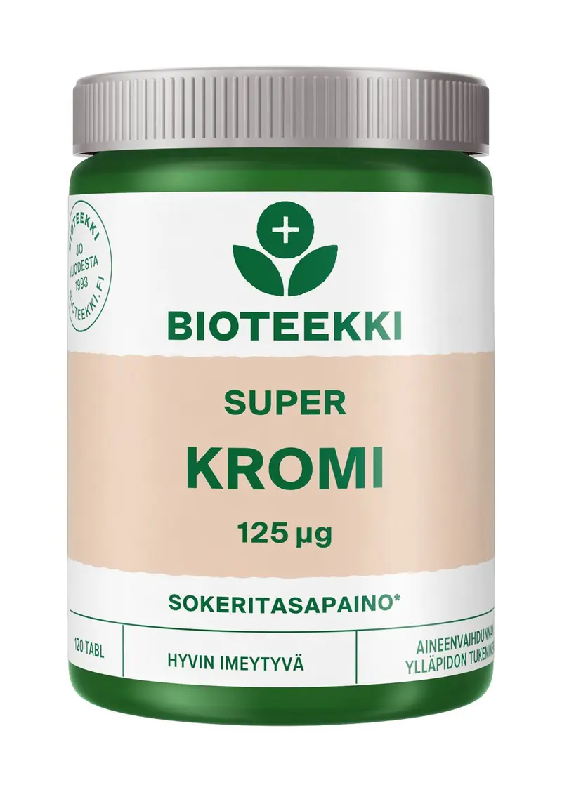 Bioteekki Super Kromi 125 mikrog