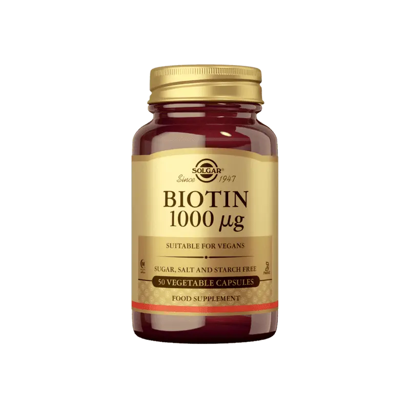 Biotiini 1000µg 50 kaps, Solgar