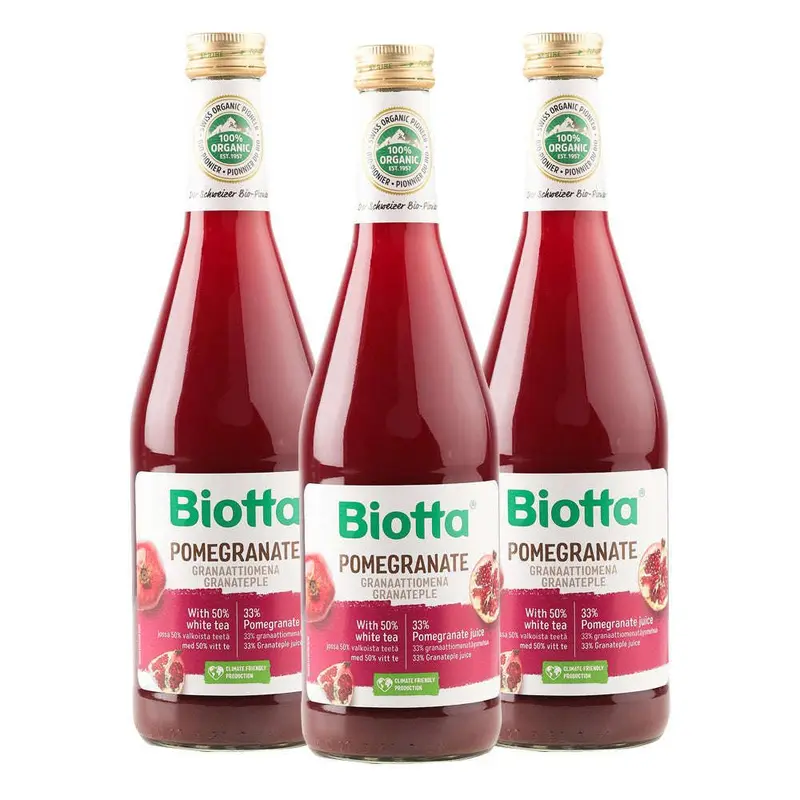 Biotta Luomu Granaattiomenajuoma 3-pack