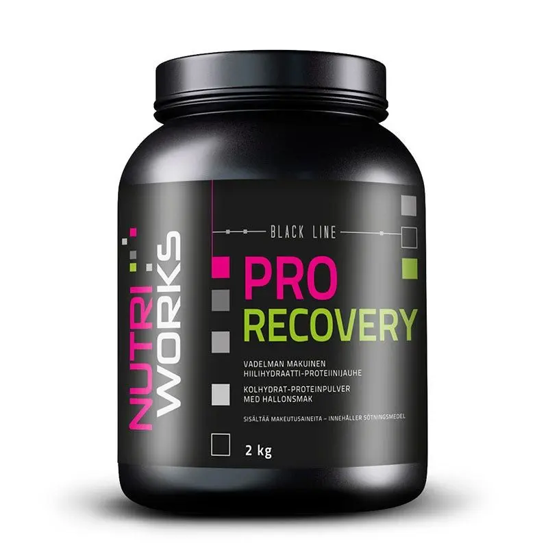 Black Line Pro Recovery 2kg vadelma, Nutri Works