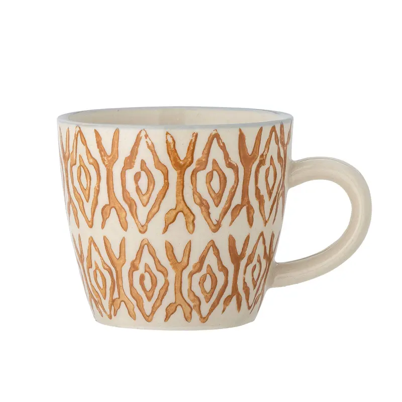 Bloomingville Maple muki keramiikkaa 7*8cm, oranssi
