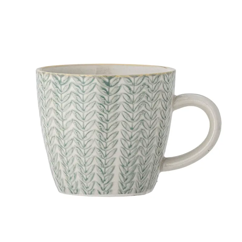 Bloomingville Maple muki keramiikkaa 7*8cm, vihreä