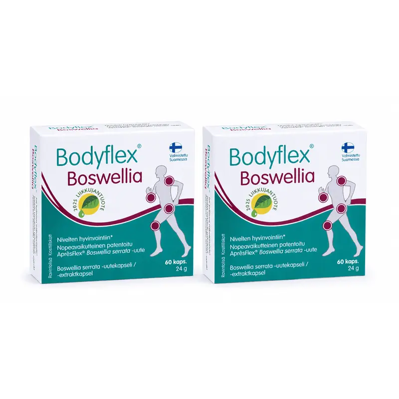Bodyflex Boswellia 2 x 60 kaps. Säästöpakkaus