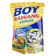 BOY BAWANG, CORN SNACK GARLIC, BIG BAG, 500G