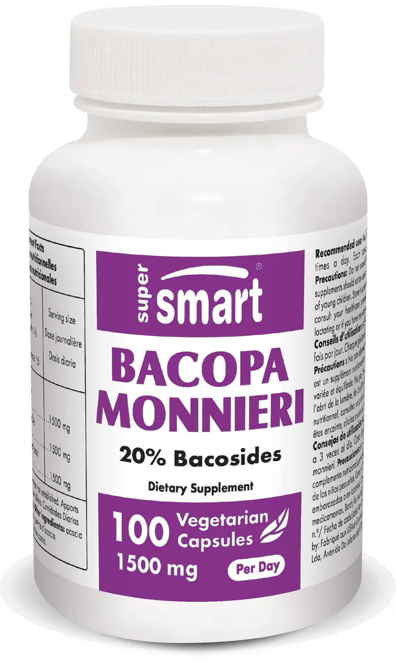Brahmi eli bacopa monnieri, 250 mg