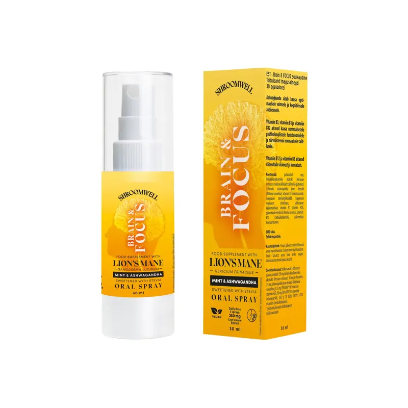 Brain & Focus - keskity paremmin suihke, 30 ml