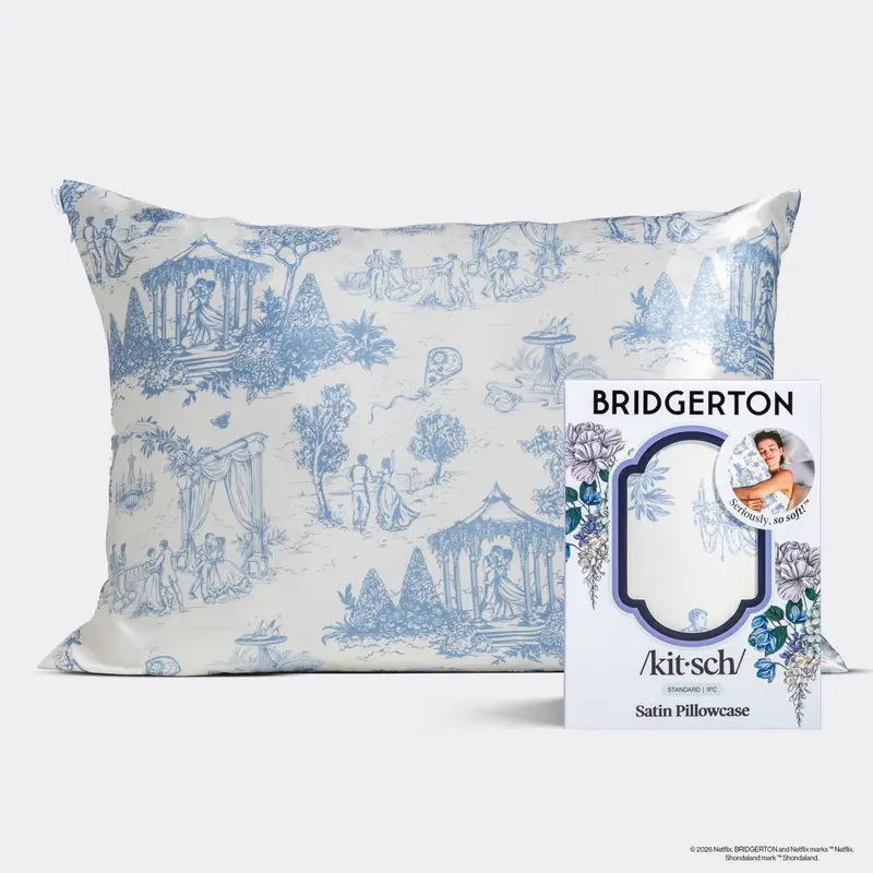 Bridgerton x Kitsch Satiini-tyynyliina