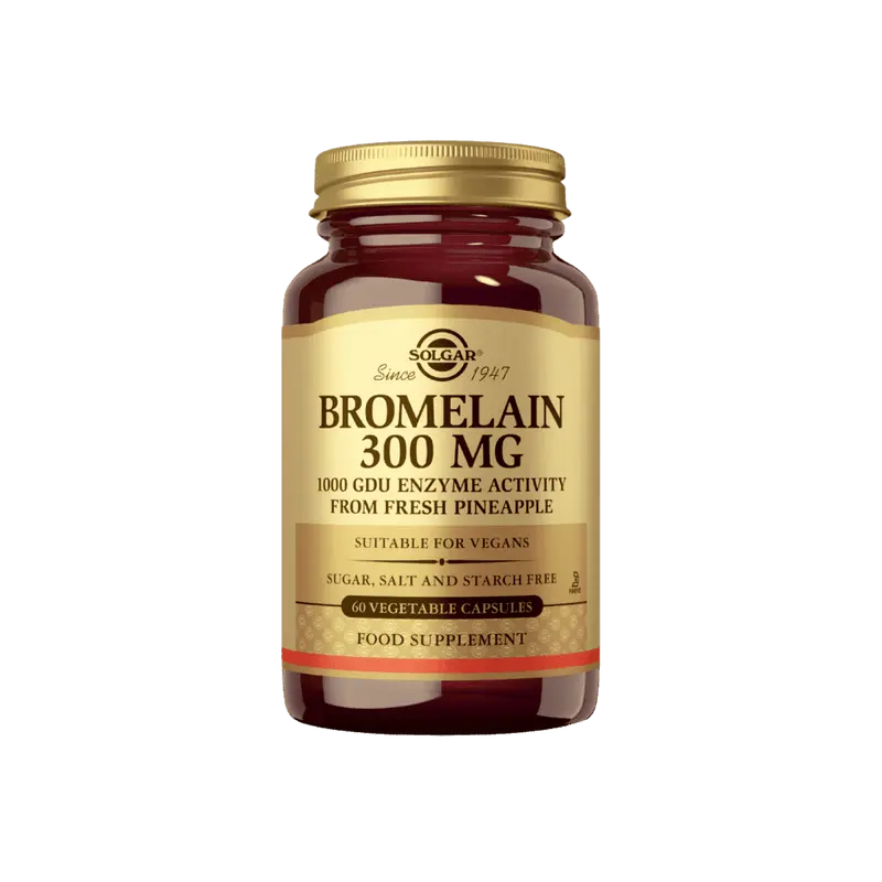 Bromelaiini 300mg 60 kaps, Solgar