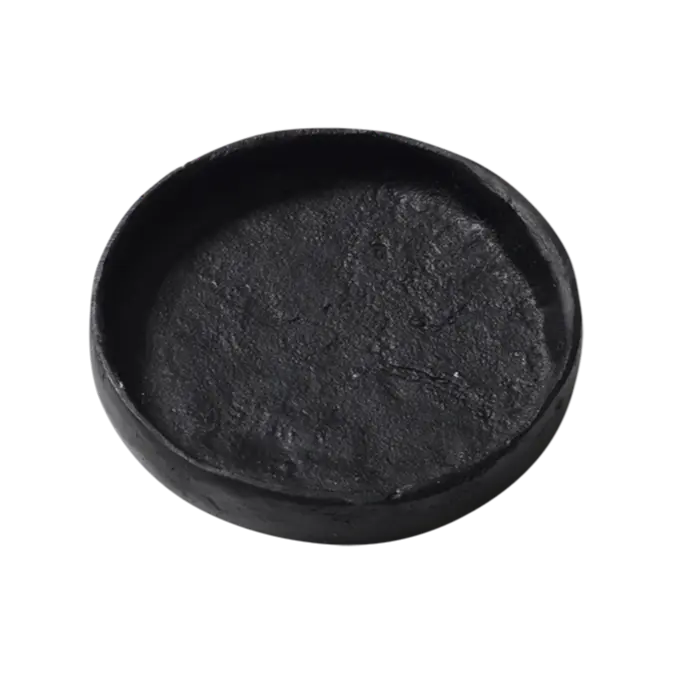 Bruka Design alusta kynttilälle rautaa ø9,5cm, musta