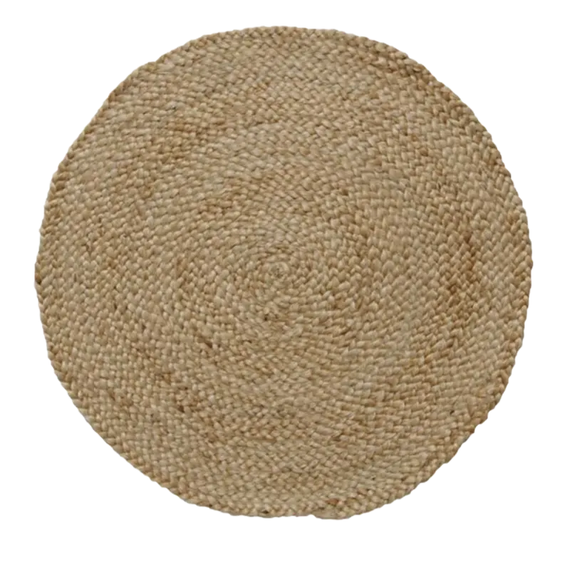 Bruka Design pöytätabletti hamppua ø38cm, vaaleanruskea