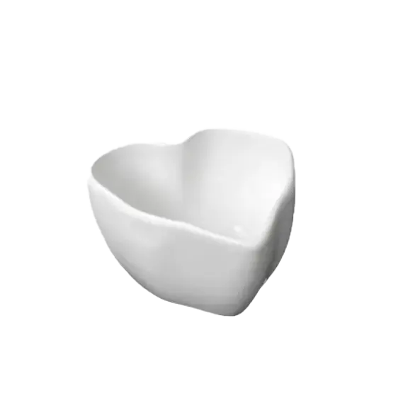 Bruka Design sydän kulho 15*15*8cm, valkoinen