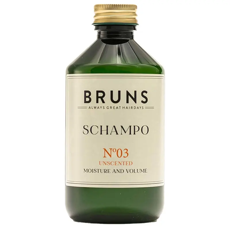 BRUNS Nr03 Unscented Shampoo - Hajusteeton Shampoo, 300 ml