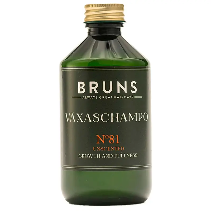 BRUNS Products Nº81 VÄXASCHAMPO Hiusten kasvua edistävä shampoo
