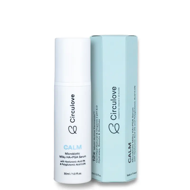 CALM | Rauhoittava Mikrobioottinen Hyaluroni+PGA Hoitoseerumi, 30 ml