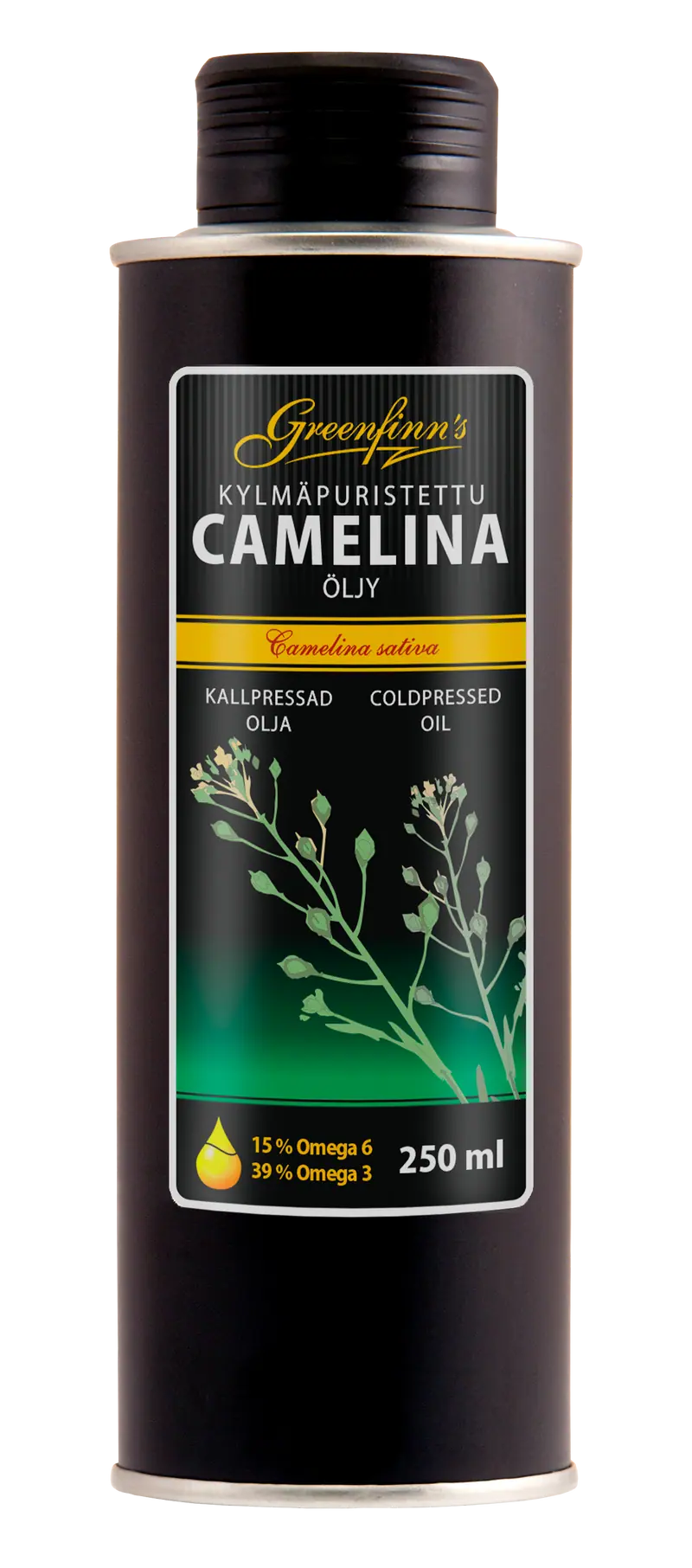 Camelinaöljy (kitupellavaöljy, ruistankioöljy), 250 ml
