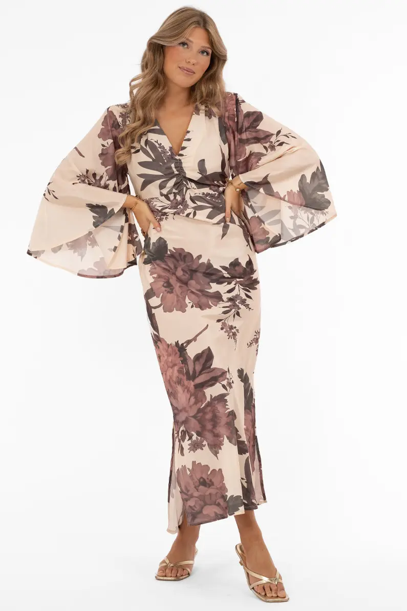 Capri Collection Meadow mekko, samppanja/ruusu/salvia