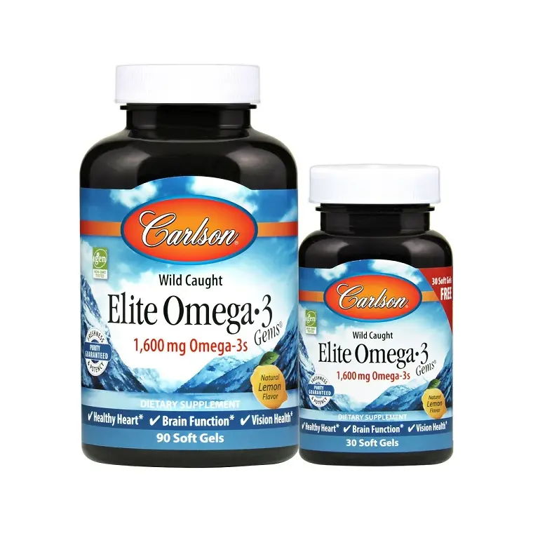 Carlson Labs Elite Omega-3 Gems 90 + 30 kapselit