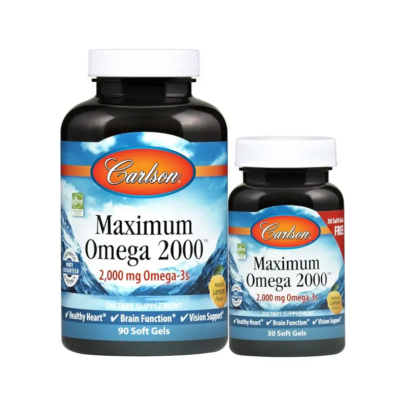 Carlson Labs Maximum Omega 2000 90 + 30 kapselit