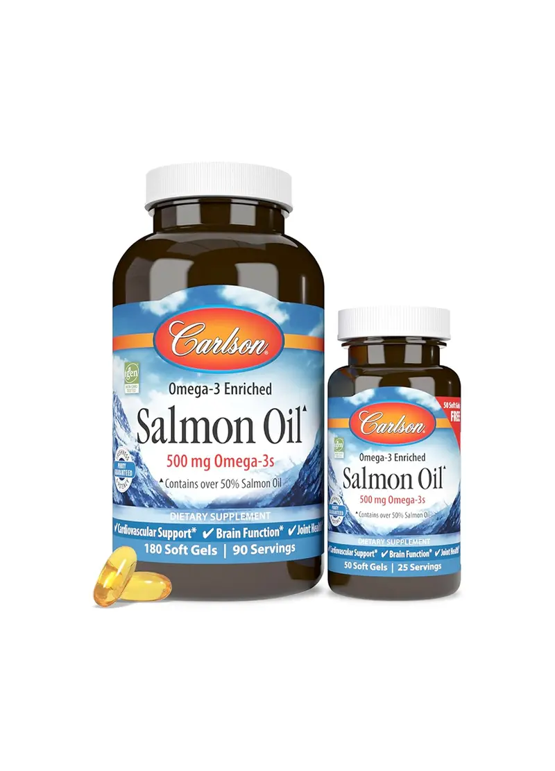Carlson Labs Norwegian Salmon Oil 180 + 50 Kapselit