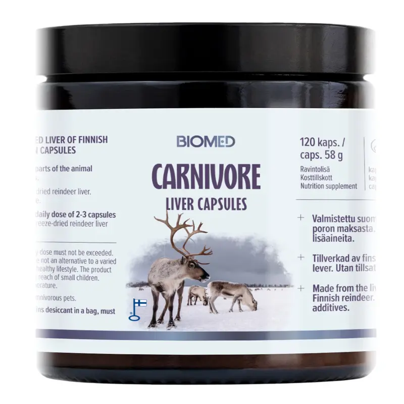 Carnivore Liver capsules, 120 kaps