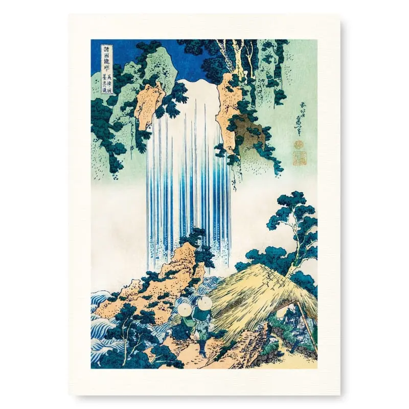 Cascade de Yoro Japanilainen juliste