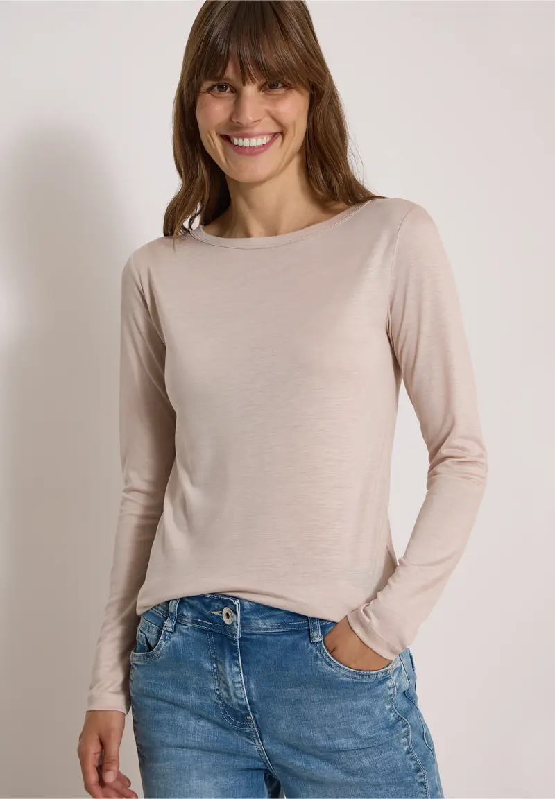 Cecil pitkähihainen paita, beige