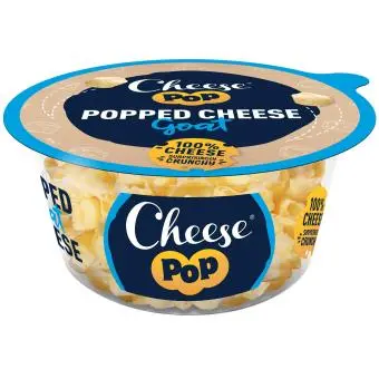 Cheesepop — Puffattu juustosnacks, 100 % juustoa, vuohenjuusto, 65 g