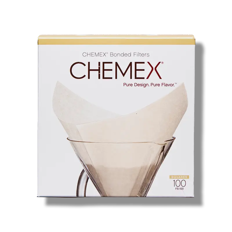 Chemex square suodatinpaperit 6, 8 ja 10 kupin kannuun, 100 kpl