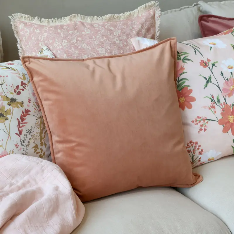 Chic Antique Aix tyynynpäällinen velouria 50*50cm, mandariini
