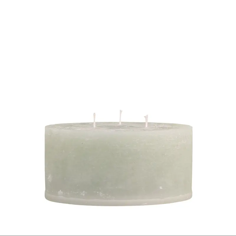 Chic Antique kynttilä kolmella sydämellä 7*15cm paloaika 42h, vaaleanvihreä