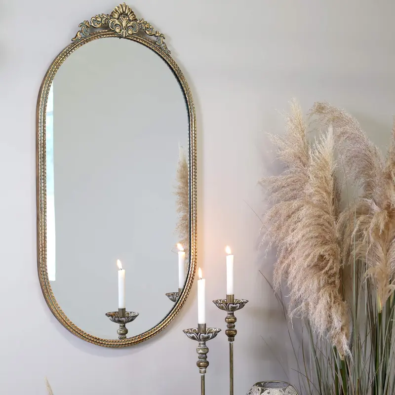 Chic Antique peili 97,5*51*3cm, antiikki messinki