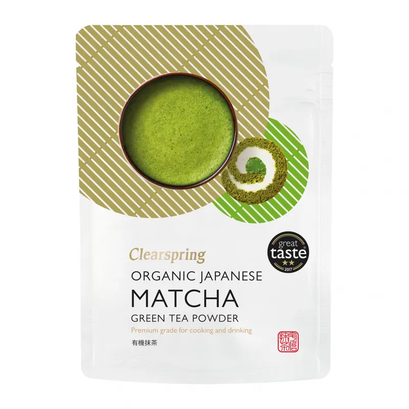 Clearspring Luomu Matcha-teejauhe Premium Grade
