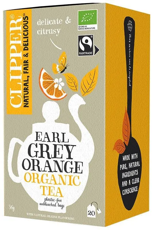 Clipper Earl Grey & Appelsiini Luomutee