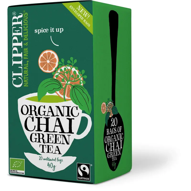 Clipper Luomu Vihreä Chai tee