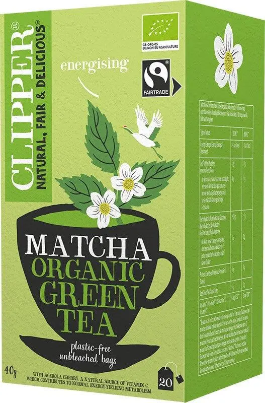 Clipper Matcha VIhreä Luomutee