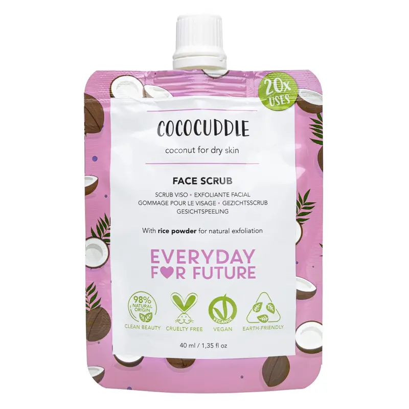 Cococuddle Face Scrub, 40 ml - kasvokuorinta