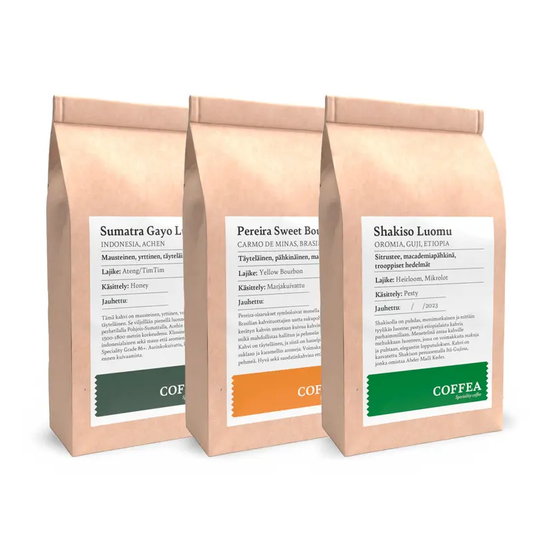 Coffea - Single origin 3 x 150 g