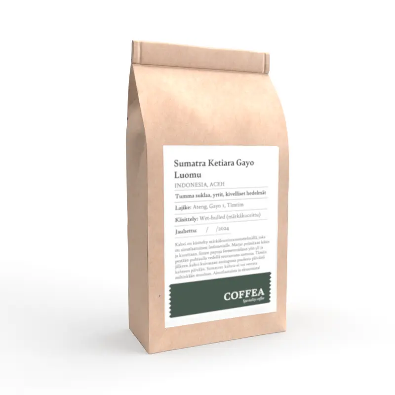 Coffea Sumatra Ketiara Gayo Luomukahvi