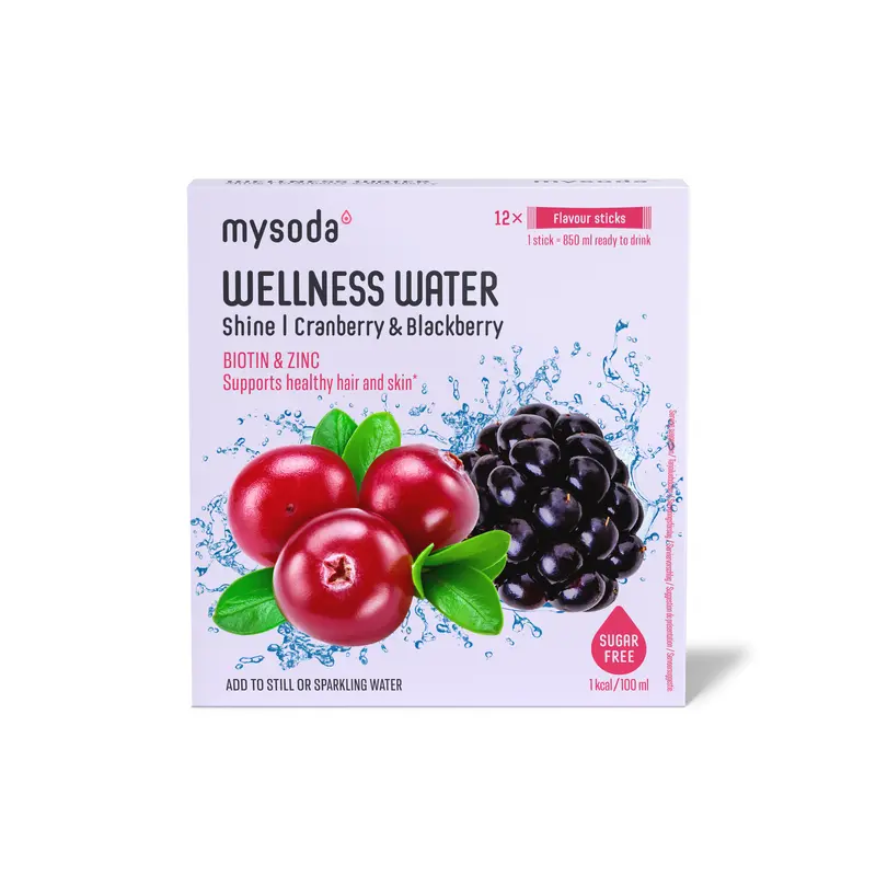Cranberry & Blackberry Wellness Water Shine