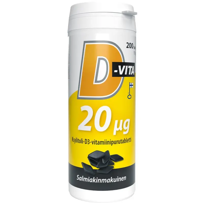 D-Vita 20 µg Salmiakki