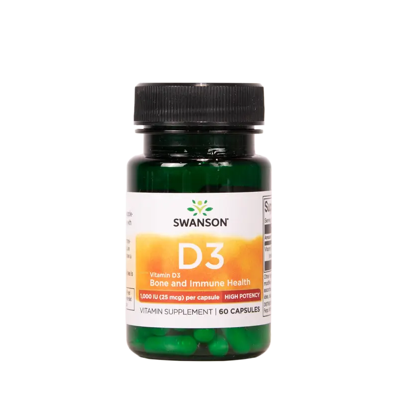 D-vitamiini 25 µg 60 kapselia