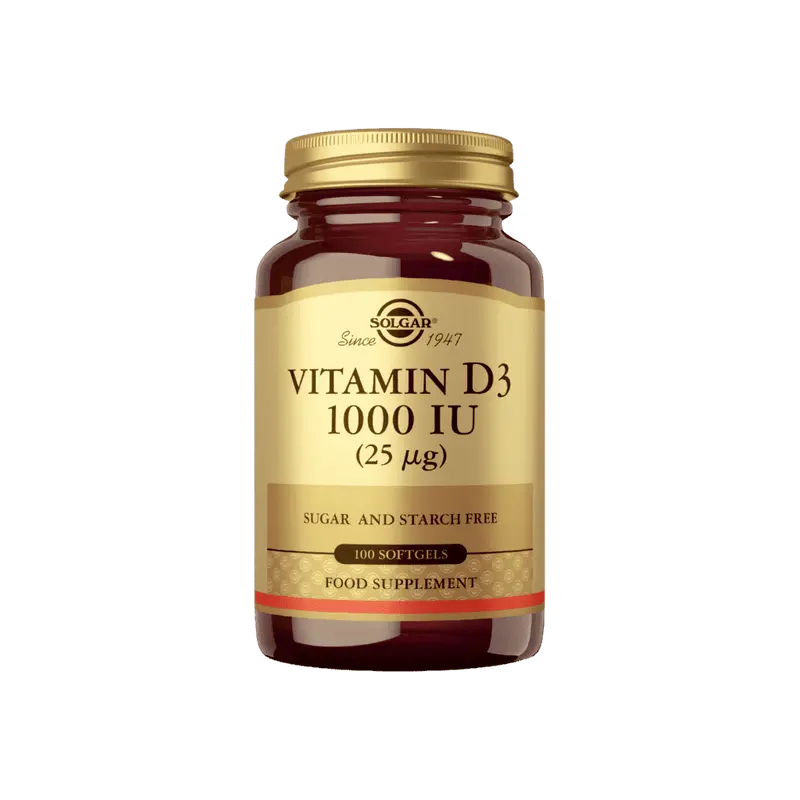 D3-vitamiini 25 µg kalanmaksaöljystä 100 kaps, Solgar
