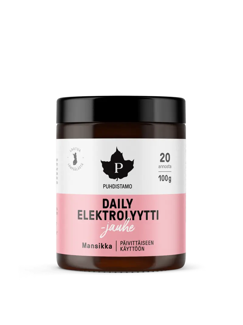 Daily Elektrolyyttijauhe Mansikka - 100 g