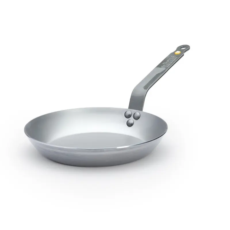 De Buyer Carbone Plus hiiliteräspannu, litteä kahva Ø 24 cm