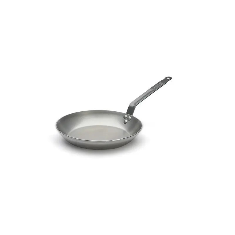 De Buyer Carbone Plus hiiliteräspannu, litteä kahva