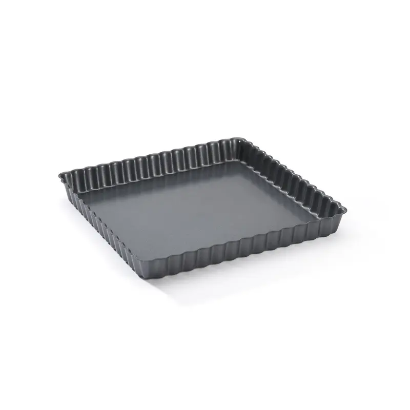 De Buyer piirakkavuoka, irtopohja, non-stick, suorakaide 23x23