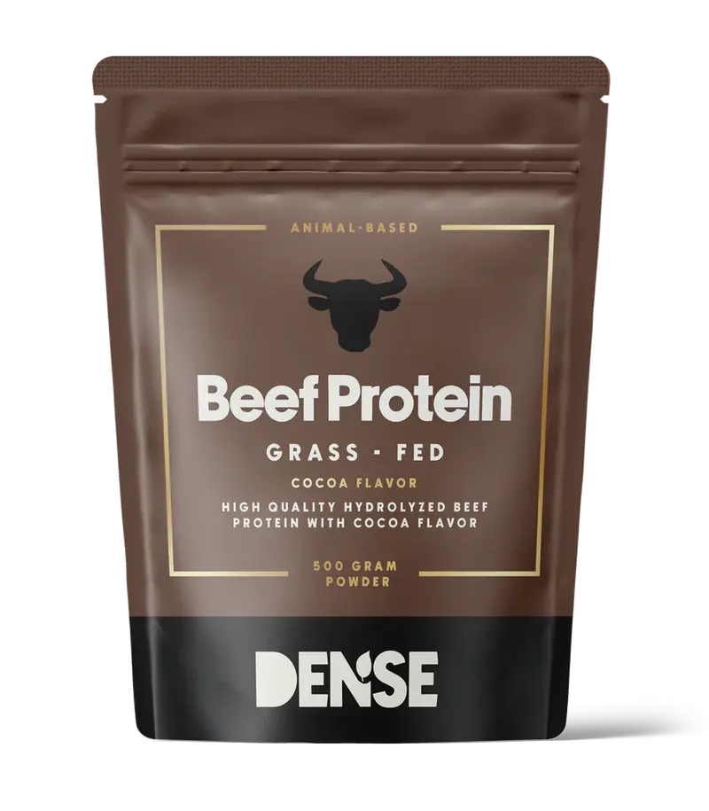 Dense — Ruohoruokittu nautaproteiini, suklaa, 500 g