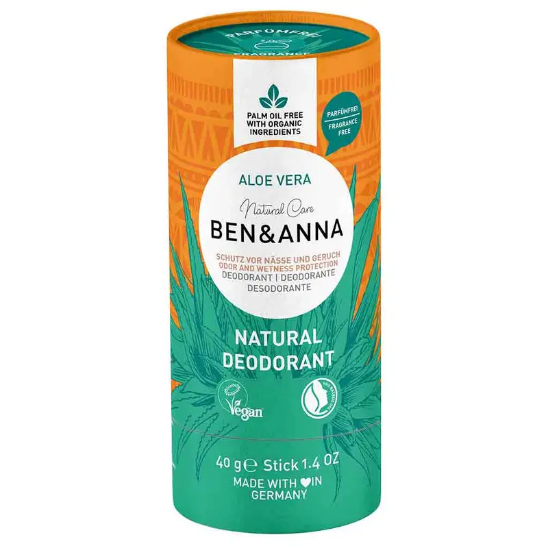 Deodorantti Aloe Vera 40g, Ben & Anna
