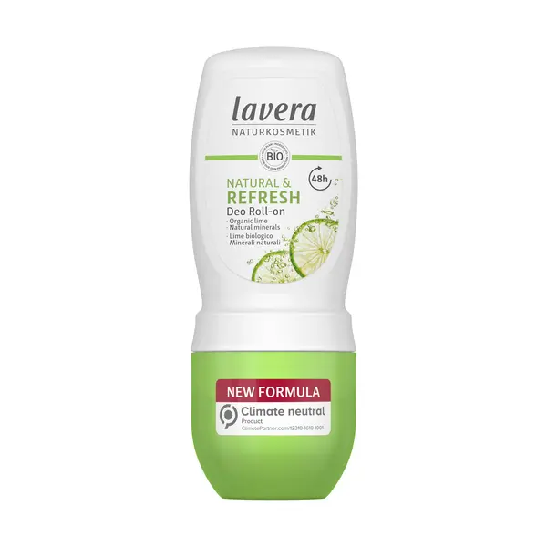 Deodorantti, roll-on, natural & refresh, 50 ml