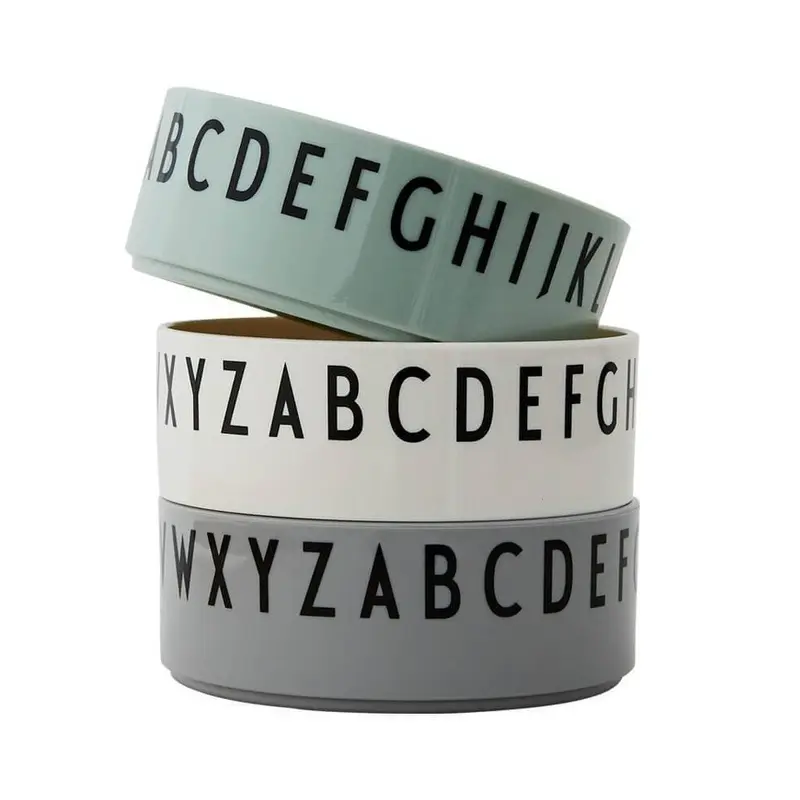 DESIGN LETTERS Breakfast-Dinner-Lunch green